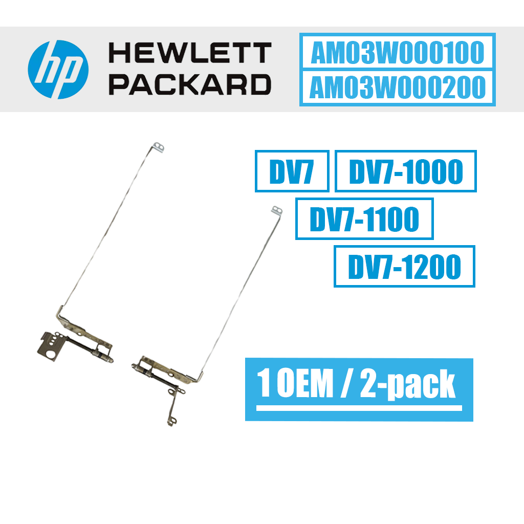 HP ekrano vyriai / lankstai (AM03W000100, AM03W000200)