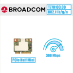 Broadcom tinklo plokštė 300 Mbps, 802.11 b/g/n (BCM943225HM)