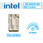 Intel tinklo plokštė 54 Mbps, 802.11 a/b/g (SPS 396331-002)