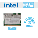 Intel WM3B2100 tinklo plokštė 54 Mbps, 802.11b (C57419-002)