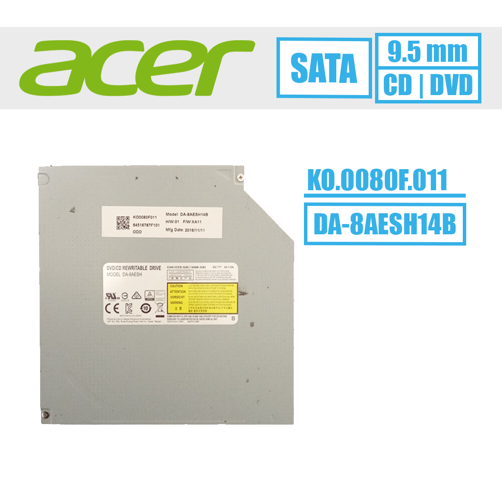 Acer vidinis optinis įrenginys 9.5 mm (KO.0080F.011)
