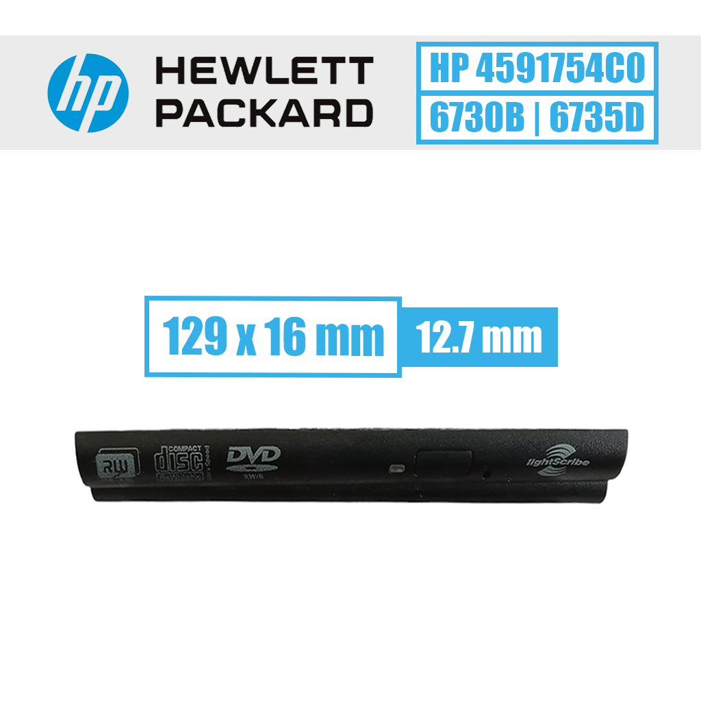 12.7 mm - HP optinio įrenginio apdaila (6730B / 6735D)