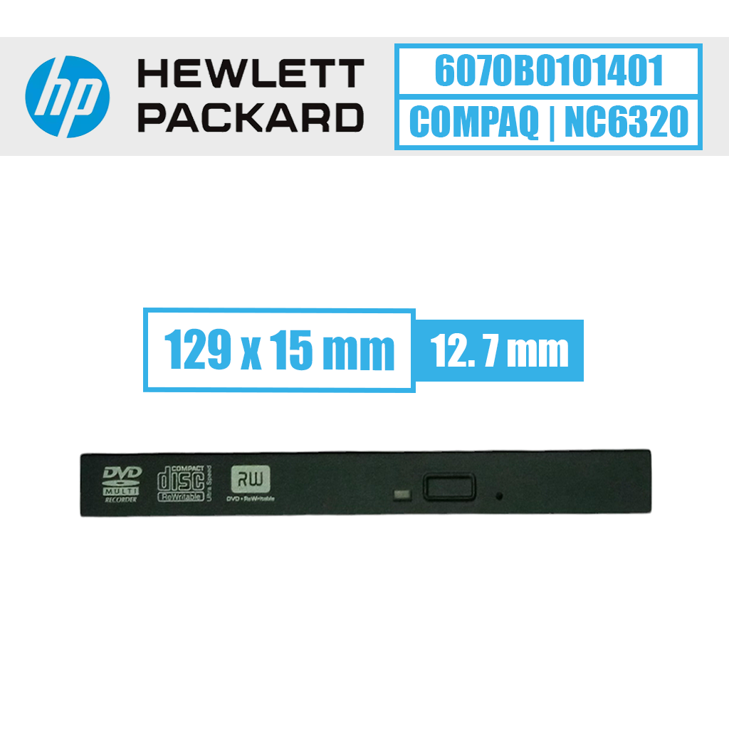 12.7 mm - HP optinio įrenginio apdaila (Compaq NC6320) - Image 1