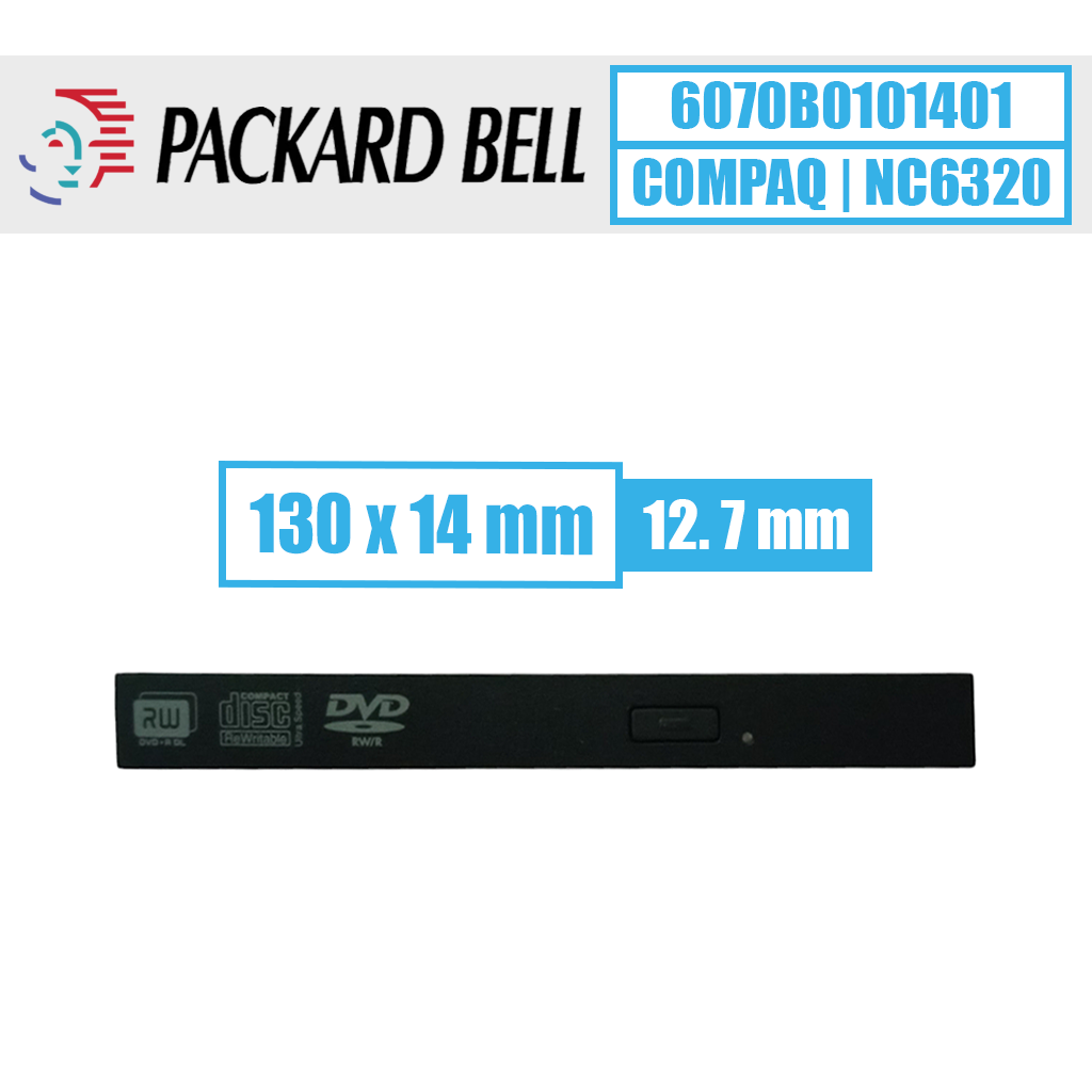 12.7 mm - PB optinio įrenginio apdaila (Compaq NC6320) - Image 1