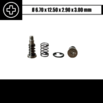 2.90 x 3.00 mm - Radiatoriaus varžtas (su uždedama spyruokle)