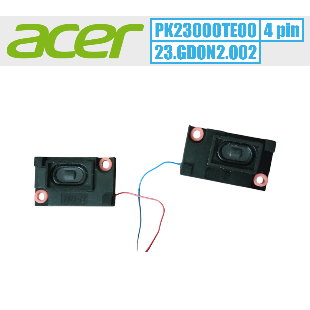 4 pin - Acer vidiniai garsiakalbiai / kairė + dešinė (PK23000TE00) - Image 1