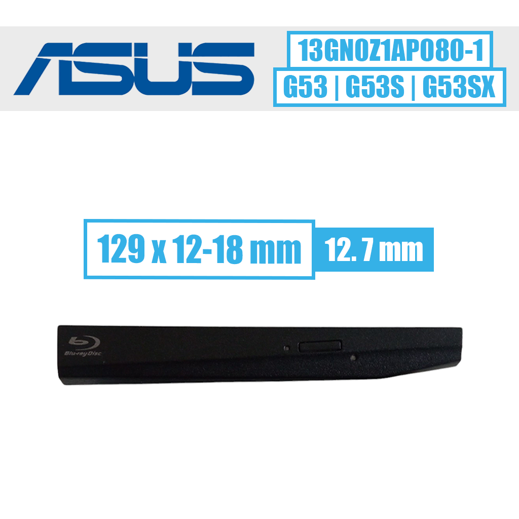 12.7 mm - Asus optinio įrenginio apdaila (G53 / G53S / G53SX)