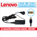 Lenovo įkroviklis 20V=3.25A, 65W (ADP-65FD B)