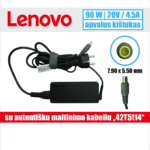 Lenovo įkroviklis 20V=4.5A, 90W (ADLX90NCT3A)
