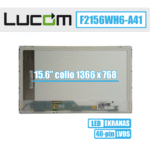 15.6" 1366x768 WXGA HD, blizgus, 40pin (apačioje kairėje)
