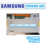 15.4" 1280x800 WXGA, blizgus, 30pin (viršuje dešinėje)