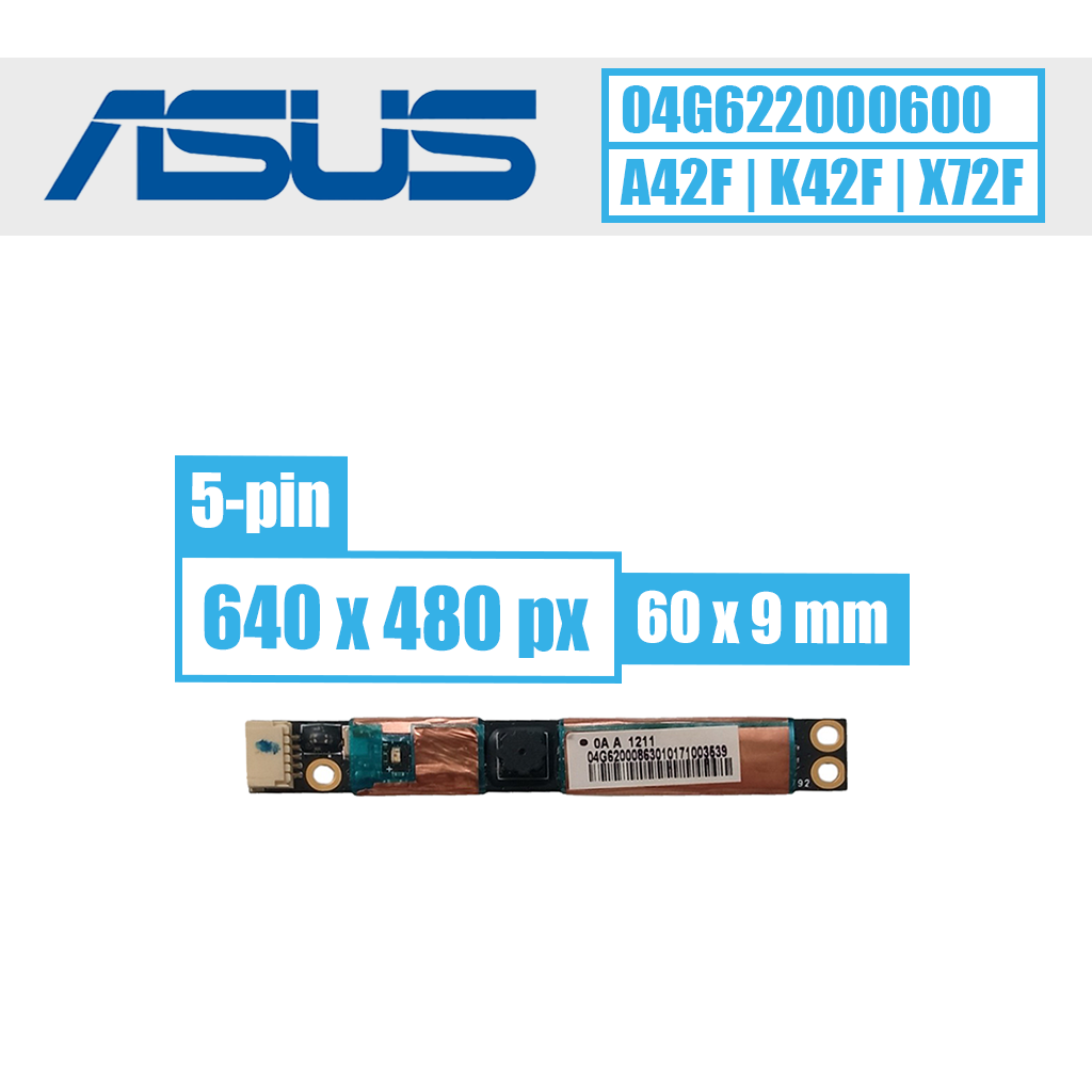 Asus WebCam modulis, 5 pin VGA (04G620008630) - Image 1