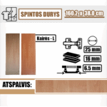 Spintos durys 160.2 x 38 cm (kairės pusės)