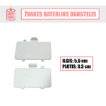 Žvakės baterijos dangtelis