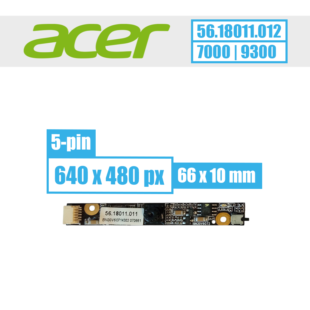 Acer WebCam modulis, 5 pin VGA (56.18011.012)