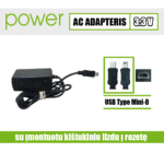 Power AC adapteris 3.3V=1000mA (SDK-1520)