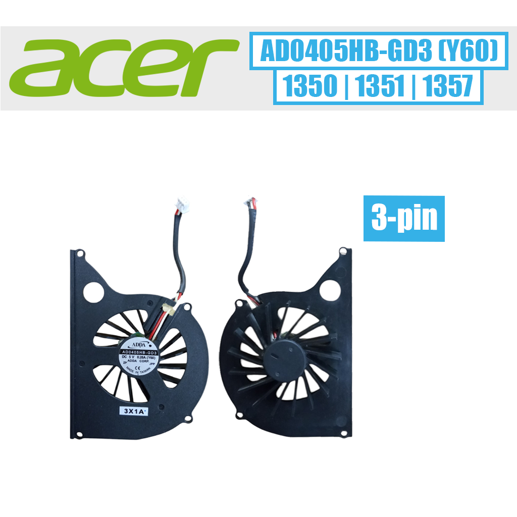 Acer Aspire aušintuvas, DC5V=0.28A (AD0405HB-GD3)