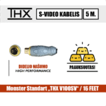 S-Video kabelis THX V100SV / 16 pėdų ilgio (5 m.)