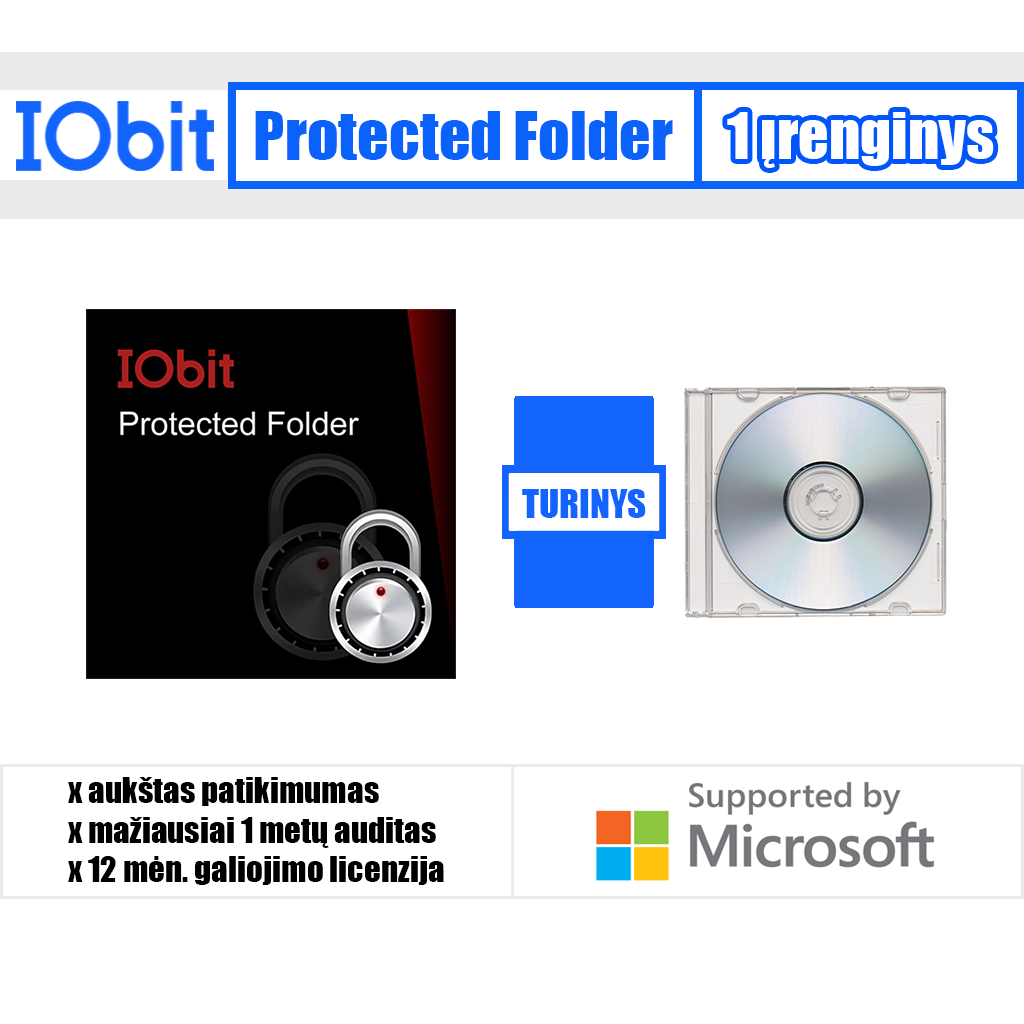 Saugus aplankas „IObit Protected Folder“