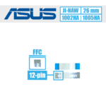 Asus pelės mygtukų kabelis, 12 pin (JI-HAW / 08G2012HA10C)