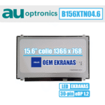 15.6" WXGA HD, eDP 30pin, matinis (apačioje dešinėje)