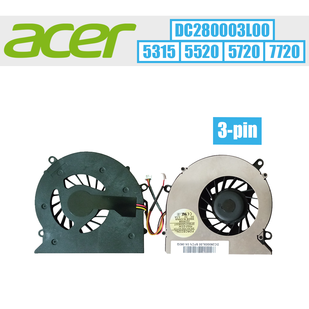 Acer Aspire aušintuvas, DC5V=0.50A (DC280003L00)