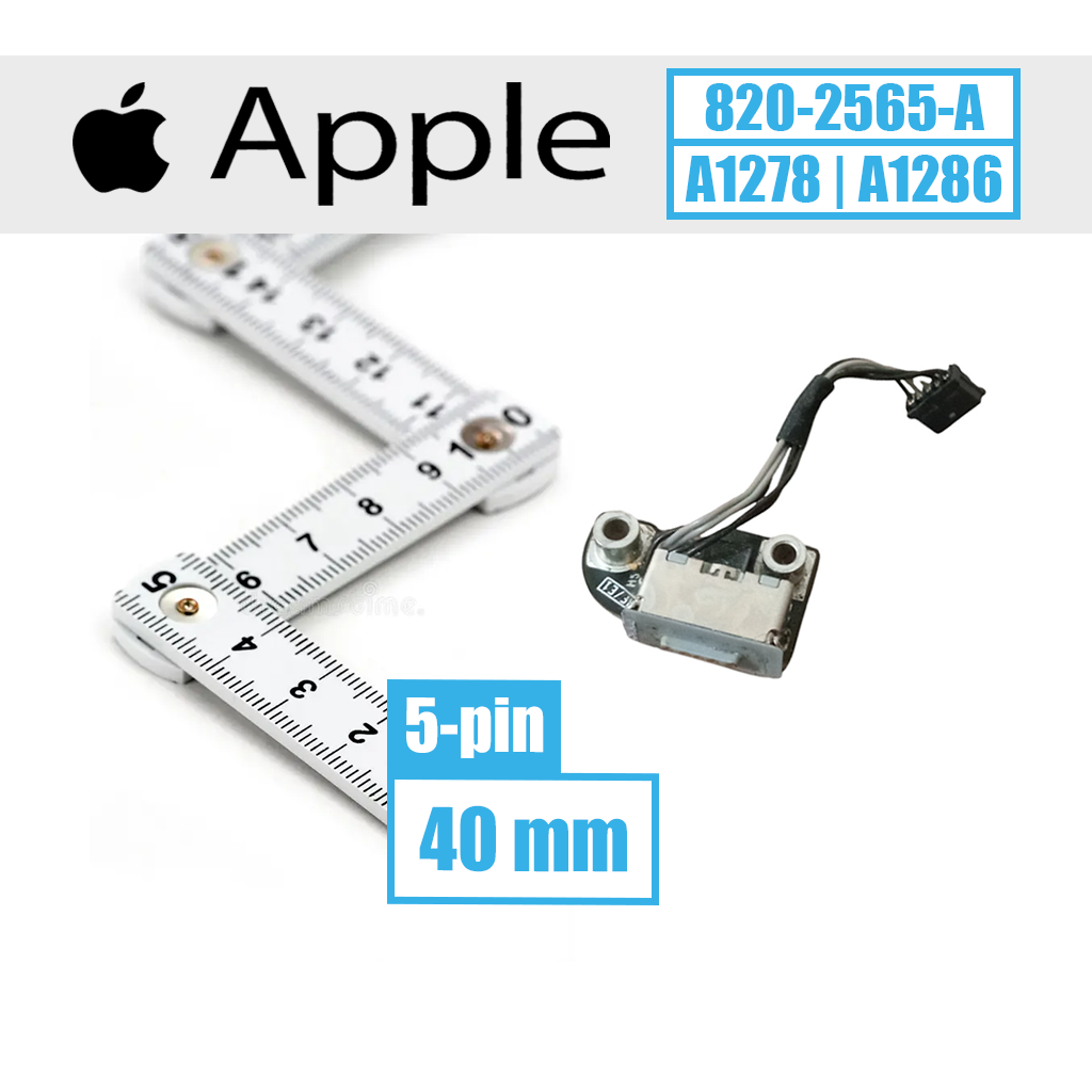Apple DC įkrovimo lizdas, 5 pin (820-2565-A) - Image 1