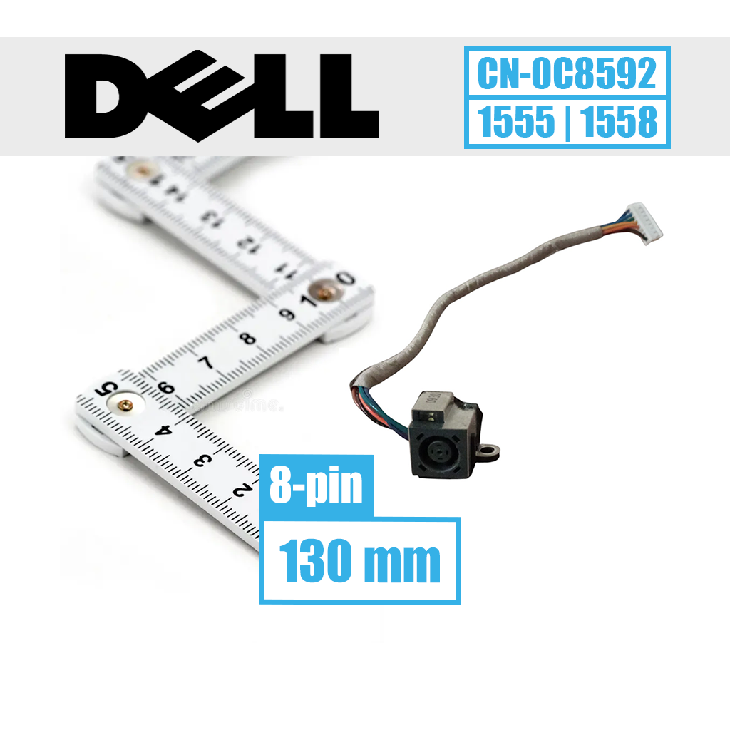Dell DC įkrovimo lizdas, 8 pin (CN-0C8592) - Image 1