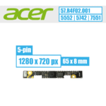 Acer WebCam modulis, 5 pin (SLIM) HD 720p (57.R4F02.001)