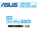 Asus WebCam modulis, 6 pin (SLIM) VGA FIX (04081-0005)