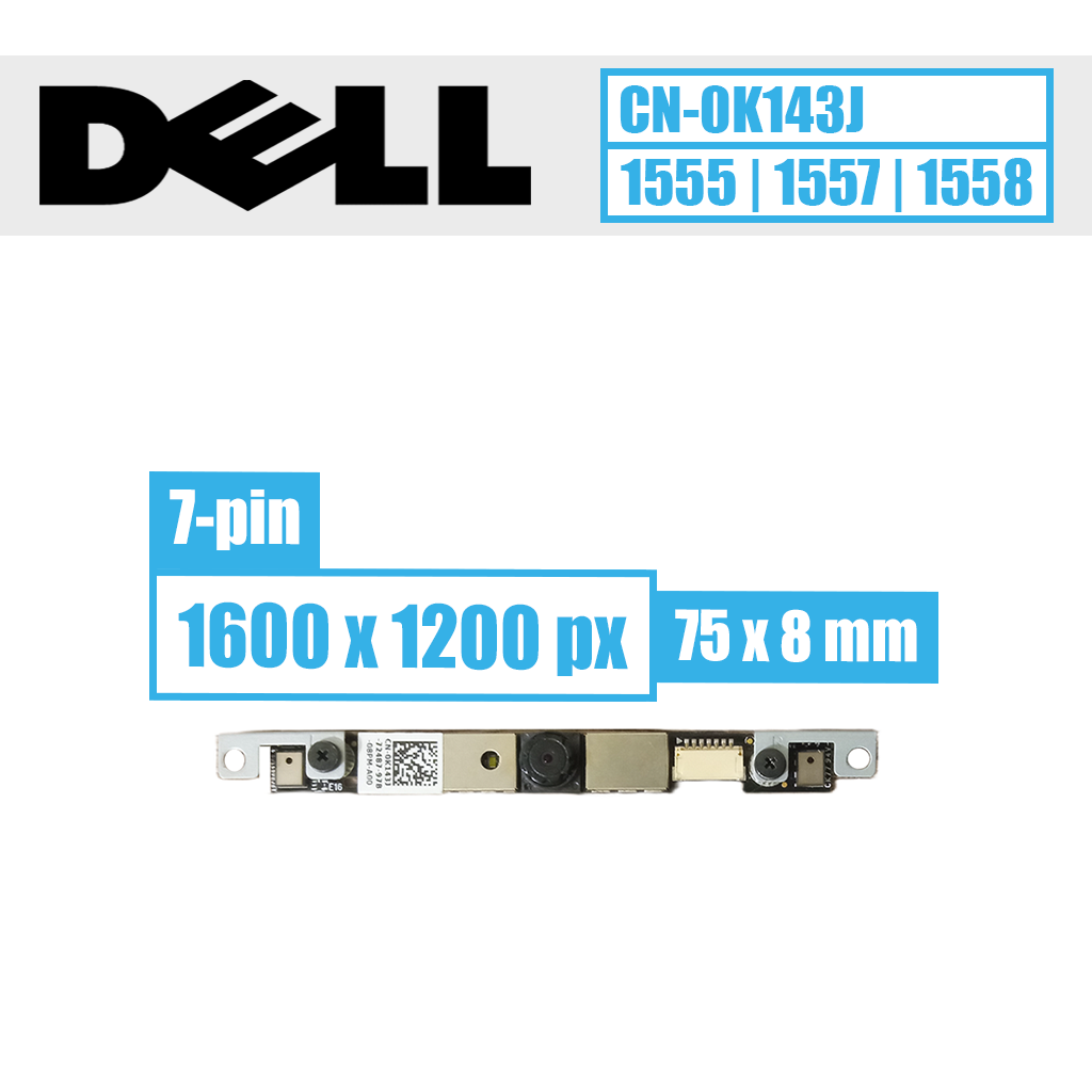 Dell WebCam modulis, 7 pin Ultra XGA (CN-0K143J)