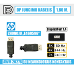 DP 1.4 kabelis / su neauksuotais kontaktais / 1.80 m. / E469596