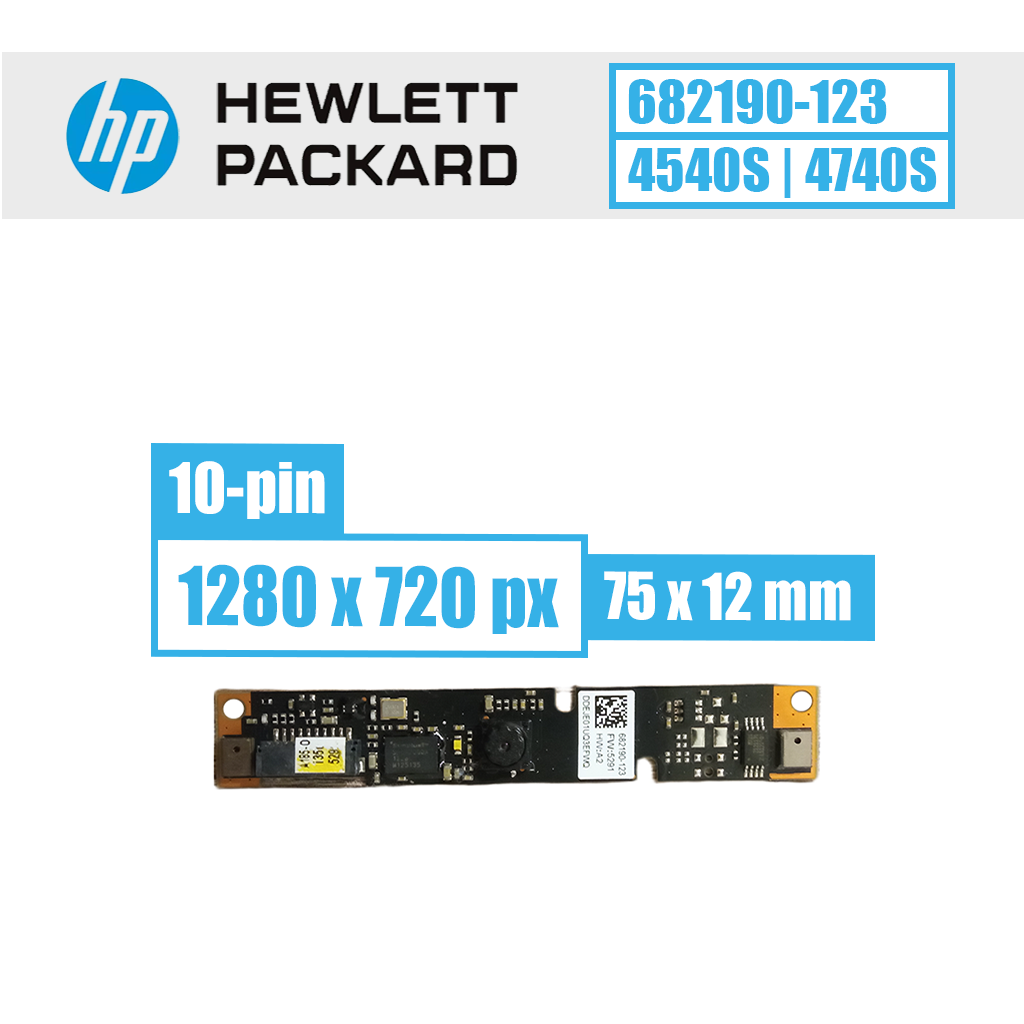 HP WebCam modulis, 10 pin HD 720p (CNFA185_A2, 682190-123)
