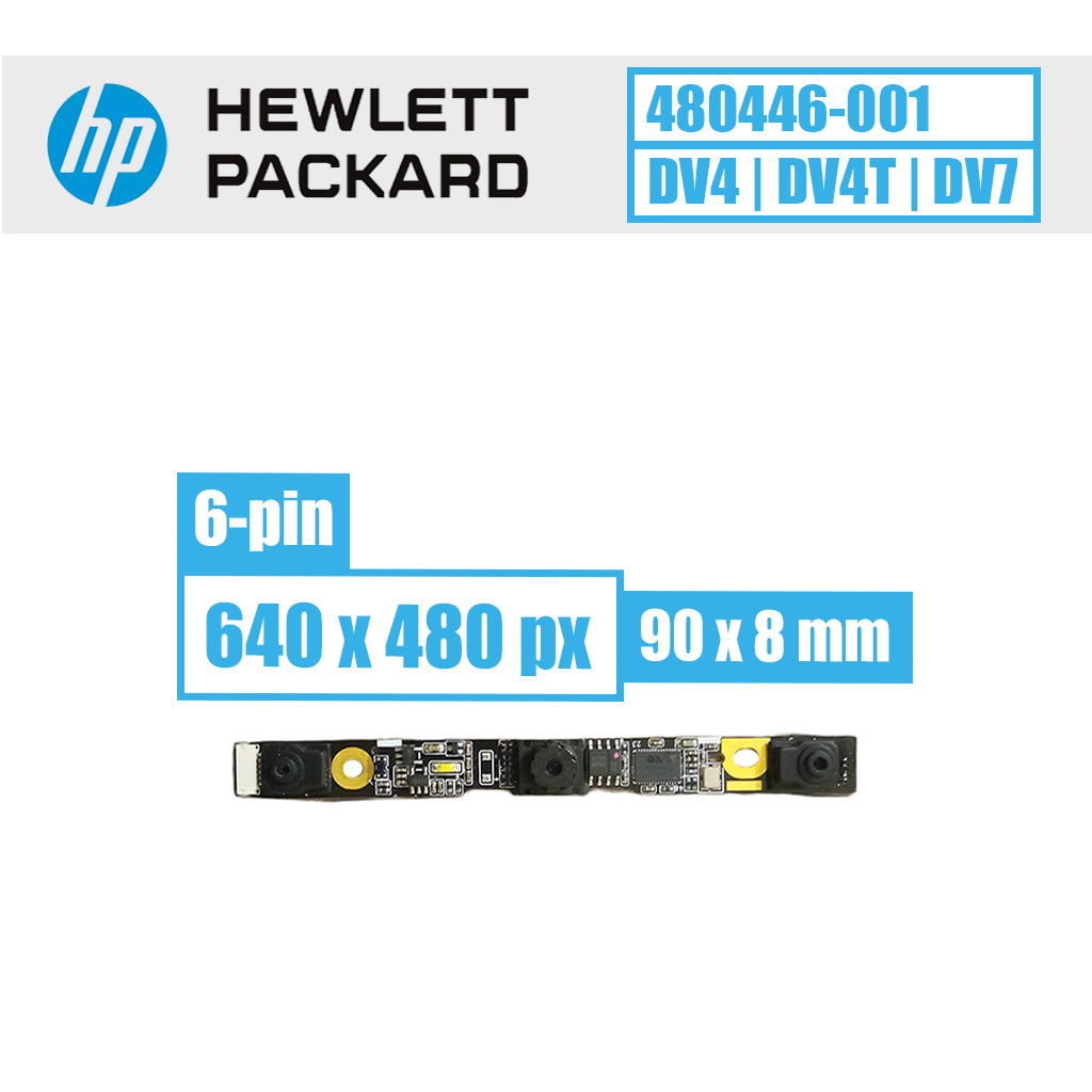 HP WebCam modulis, 6 pin VGA (480446-001, PK400003400)