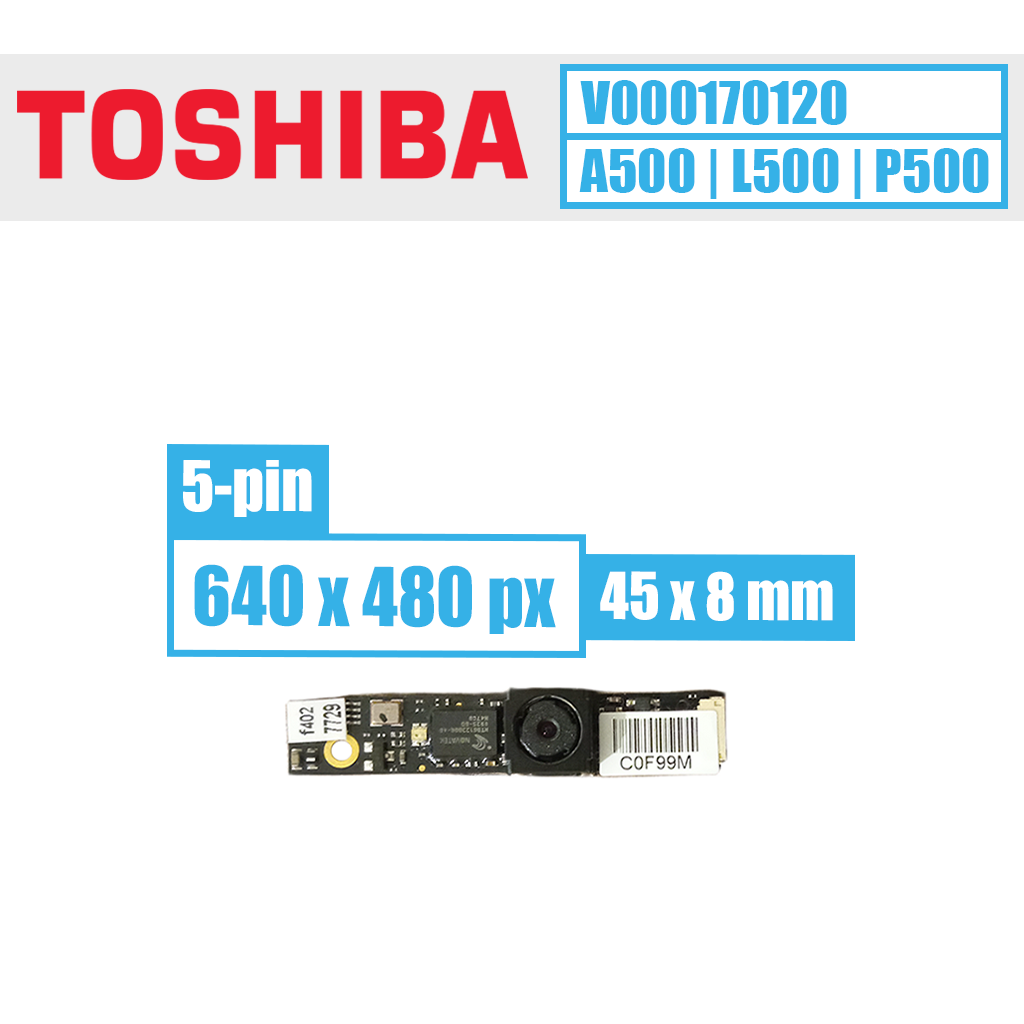 Toshiba WebCam modulis, 5 pin VGA (V000170120)