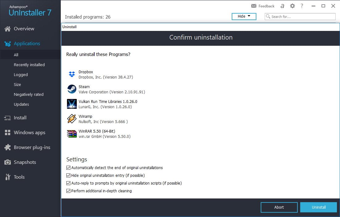 Ashampoo „UnInstaller 7“ versijos fizinis leidimas - Image 5