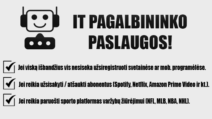 IT Pagalbininko paslaugos